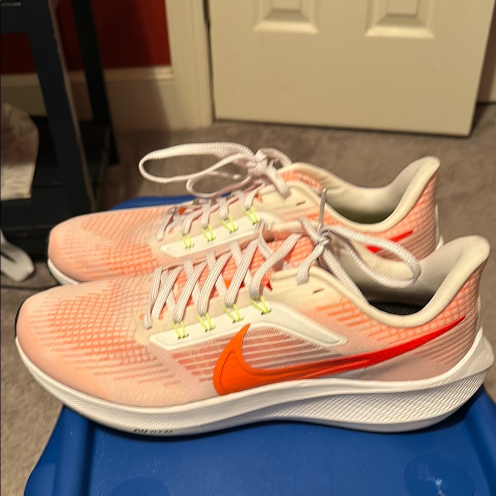 Nike Air Zoom Pegasus 39 - Orange and White.  Never Worn!  No box
